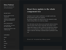 Tablet Screenshot of dimafeldman.com